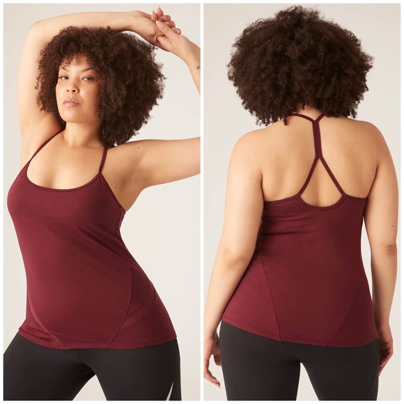 Modibodi Sustainable Active Cami (Aubergine) - Picture 1 of 6